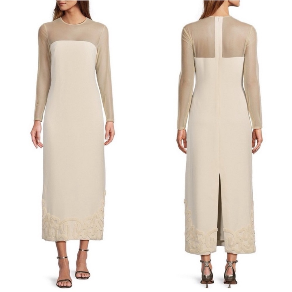 Antonio Melani Cream Long Sleeve Dress Multiple Sizes